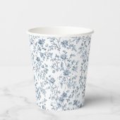 Gobelets En Papier Chinoiserie Bleue (Verso)