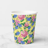 Gobelets En Papier Chinoiserie Preppy Floral (Verso)