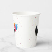 Gobelets En Papier Chiot beagle Avec Ballons Coupes De Papier (Droite)