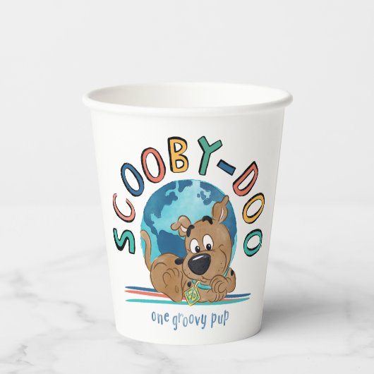 Gobelets En Papier Chiot Scooby-Doo "One Super Pup" (Verso)
