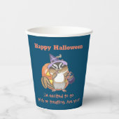 Gobelets En Papier Chipmunk Halloween tasse de papier (Recto)