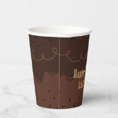 Gobelets En Papier Chocolat Anniversaire Gel Frosting (Droite)