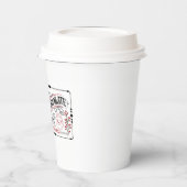 Gobelets En Papier Chocolat chaud North pôle fête de Noël (Gauche)