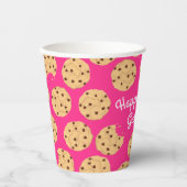 Gobelets En Papier Chocolat Chip Cookie Enfants 1ère fête d'anniversa (Recto)