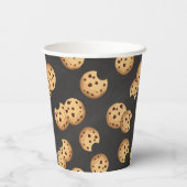 Gobelets En Papier Chocolat Chip Cookies Chalkboard Anniversaire Papi (Verso)