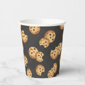 Gobelets En Papier Chocolat Chip Cookies Chalkboard Anniversaire Papi (Gauche)