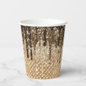 Gobelets En Papier Chocolat Ice Crème Cone Parties scintillant Driver (Verso)