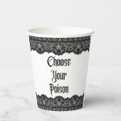 Gobelets En Papier Choisissez votre poison (Recto)