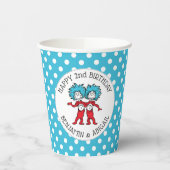 Gobelets En Papier Chose 1 Chose 2 | Jumeaux (Gauche)