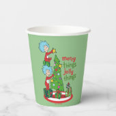 Gobelets En Papier Chose Une Chose Deux Merry Things Jolly Things (Verso)