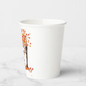 Gobelets En Papier Chouette bergère allemande et propriétaire de chie (Gauche)