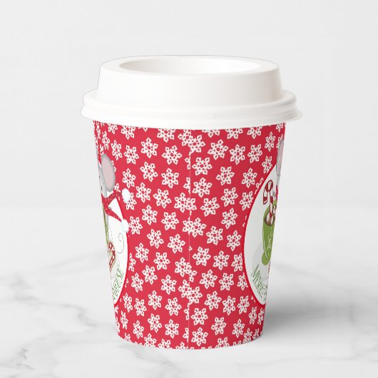 Gobelets En Papier ChrisMouse Snow Flakes Paper cup (Droite)