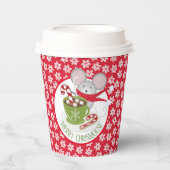 Gobelets En Papier ChrisMouse Snow Flakes Paper cup (Recto)