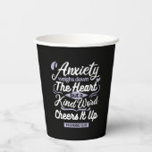 Gobelets En Papier Christian Encouragement Quote – Anxiety & Kindness (Verso)