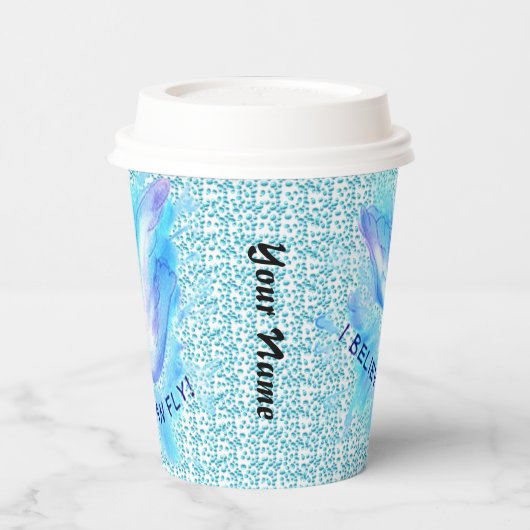 Gobelets En Papier Christian I Can Fly Dove tasse de papier (Gauche)