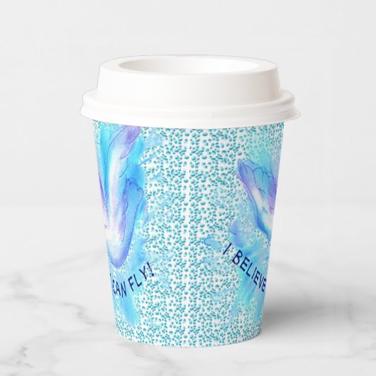 Gobelets En Papier Christian I Can Fly Dove tasse de papier (Droite)