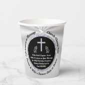 Gobelets En Papier Christian Paper Cups, pour Christian, Church Party (Recto)