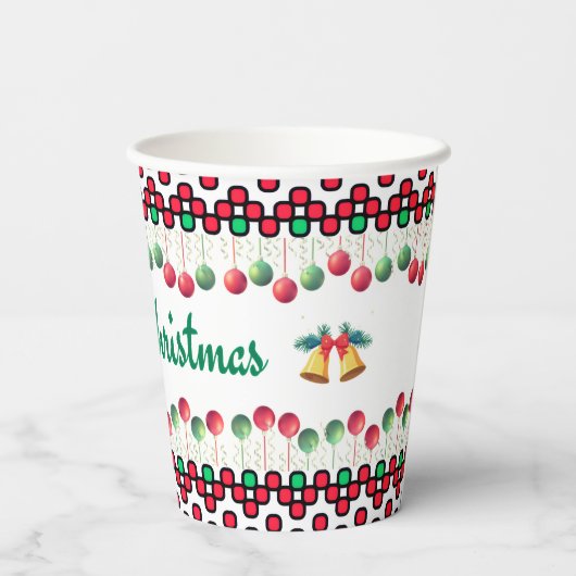 Gobelets En Papier Christmas  (Verso)