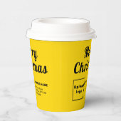 Gobelets En Papier Christmas Business Yellow Paper Cup (Droite)
