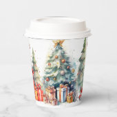 Gobelets En Papier Christmas Cheer, Santa Clause (Gauche)