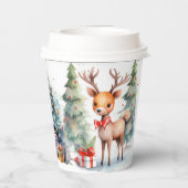 Gobelets En Papier Christmas Cheer, Santa Clause (Verso)