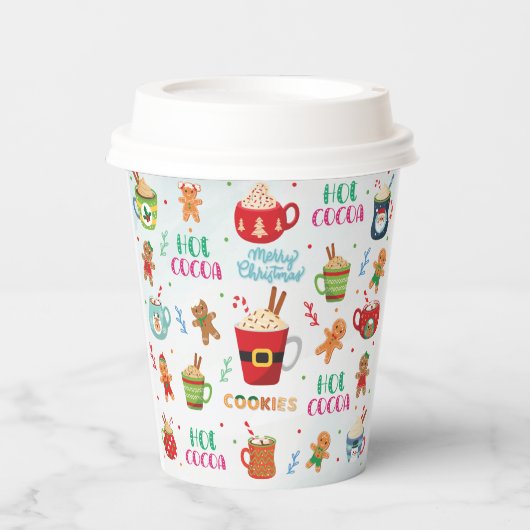 Gobelets En Papier Christmas Cococoa, Ginger Cookies (Recto)