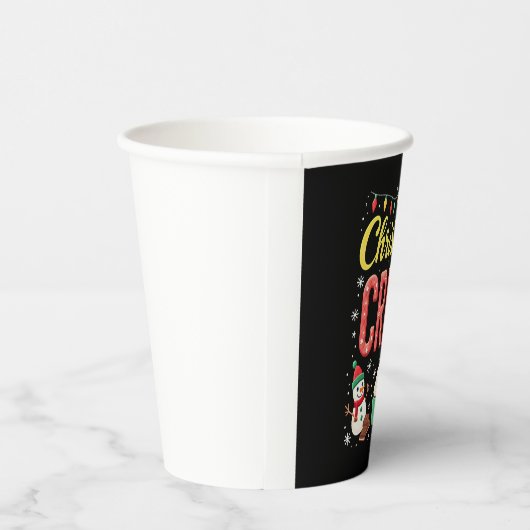 Gobelets En Papier Christmas Crew (1) (Droite)