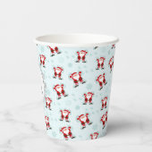 Gobelets En Papier Christmas Elements Santa Claus Paper cup (Verso)