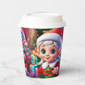 Gobelets En Papier Christmas Elf (Gauche)