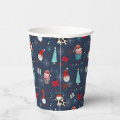 Gobelets En Papier Christmas Fun Custom Name and Date (Droite)