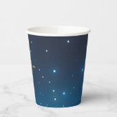Gobelets En Papier Christmas Holiday Blue Paper cup (Gauche)