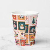 Gobelets En Papier Christmas ornaments postage stmaps (Gauche)