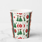 Gobelets En Papier Christmas Paper Cup – Santa Claus  (Droite)