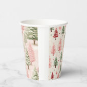 Gobelets En Papier Christmas pink cup. (Droite)