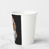 Gobelets En Papier Christmas Santa Claus Riding Unicorn - Xmas Girls (Gauche)