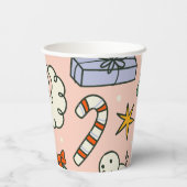 Gobelets En Papier Christmas Santa Clause Party (Verso)