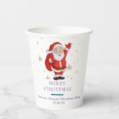 Gobelets En Papier Christmas Tree Snowman Christmas Party  I (Recto)