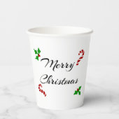 Gobelets En Papier Christmas Wishes Paper Cups (Verso)