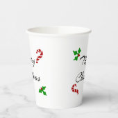 Gobelets En Papier Christmas Wishes Paper Cups (Gauche)