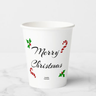 Gobelets En Papier Christmas Wishes Paper Cups