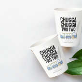 Gobelets En Papier Chugga Chugga Deux | 2e anniversaire | Tasses en p