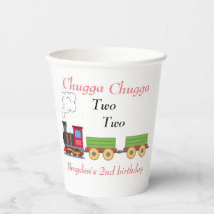 Gobelets En Papier Chugga chugga deux gobelets de papier de 2ème anni