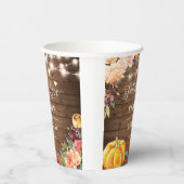 Gobelets En Papier Chute en amour Automne Floral String Mariage (Droite)