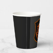 Gobelets En Papier Cible de fléchettes Armoiries Taureau Conception s (Droite)