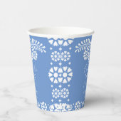 Gobelets En Papier Cielito lindo bleu poussiéreux baby shower mexicai (Droite)