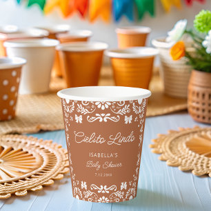 Gobelets En Papier Cielito Lindo Talavera Baby shower mexicain
