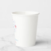 Gobelets En Papier Cimetière 4 juillet barbecue rouge, blanc et bleu (Gauche)