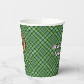 Gobelets En Papier Cimier de coq Clan Currie sur Tartan (Gauche)