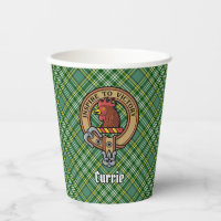 Cimier de coq Clan Currie sur Tartan