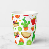 Gobelets En Papier Cinco De Mayo Fête Taco Anniversaire (Verso)